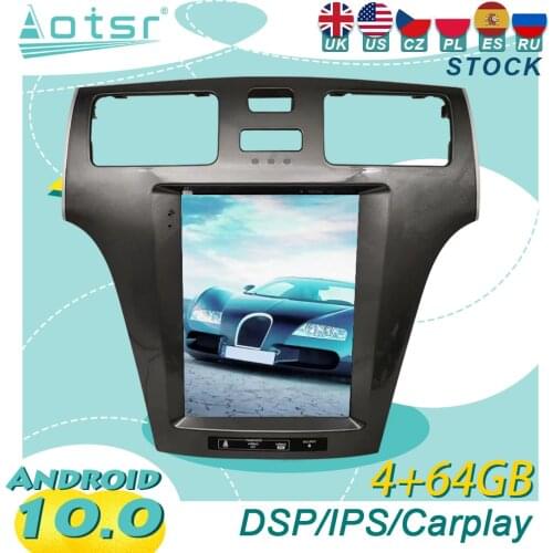 For Toyota Windom / Lexus ES300 ES330 2001-2005 Android10 Tesla Car Radio Wireless Carplay GPS Navigation DSP Multimedia Player
