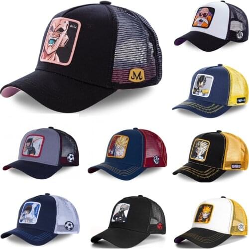 New Brand All Anime Cartoon 62 Styles Sonic Snapback Cap Cotton Baseball Cap Men Women Hip Hop Dad Mesh Hat Trucker Dropshipping