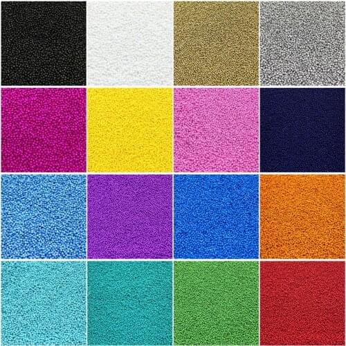 1000pcs/lot 1.8mm High Standard More Uniform Czech Glass Seed Hole Beads Austria Glass Beads For Jewelry Making Kids DIY