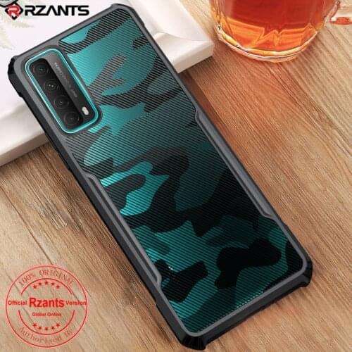 Rzants for Huawei Y7A Y9S Y9 2020 Case camouflage Airbag pumper Shockproof Casing Transparent Phone Shell Funda Soft Cover