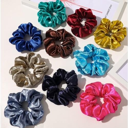 Elastic Hair Bands Pure Color Rubber Band Hair Accessories 2020 Gum For Hair Ponytail Rubber Bands Holder Casual Home Headdress