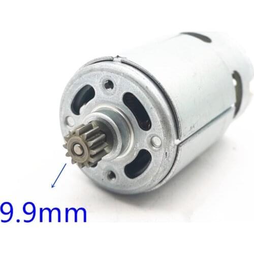 RS550 Motor 9Teeth 11Teeth 12Teeth 13Teeth 14Teeth 7.2V 9.6V 10.8V 12V 14.4V 18V 21 25V For Cordless Charge Drill Screwdriver