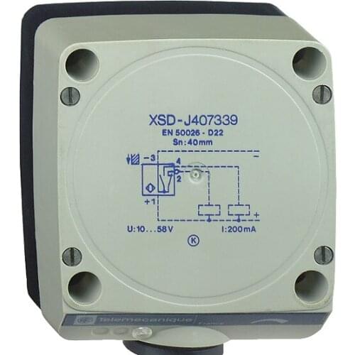 XSDH603629 Inductive sensor XSD 80x80x40 - plastic - Sn60mm - 24VDC - terminals
