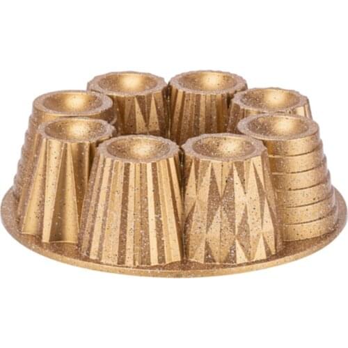 Mug Granite Cast Cake Mould Gold Non-Stick