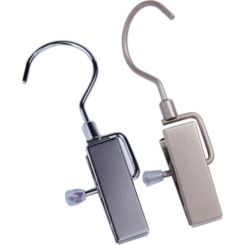 Stainless Steel Clothes Hooks Peg Portable Hanging Clothes Rails Clips Clothespins Socks Underwear Shoes Drying Rack Sandal Clip