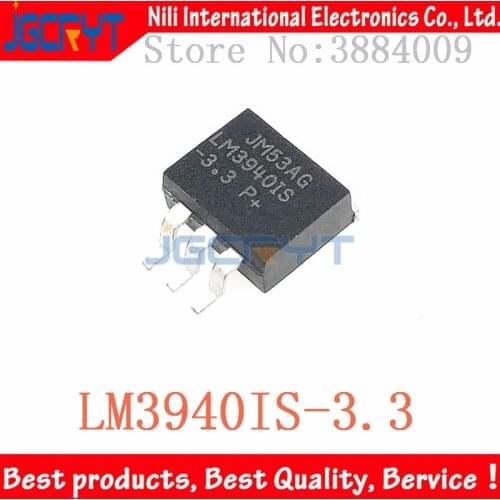 5 unids/lote LM3940IS-3.3 LM3940IS LM3940ISX-3.3 3.3V TO-263-3 Linear regulator