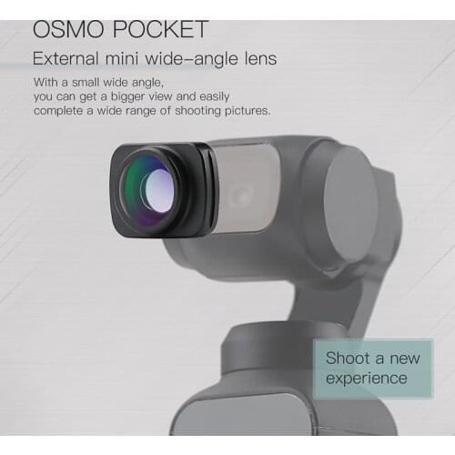 Mini wide-angle lens Magnetic adsorption fixed for dji osmo Pocket camera Handheld gimbal Accessories