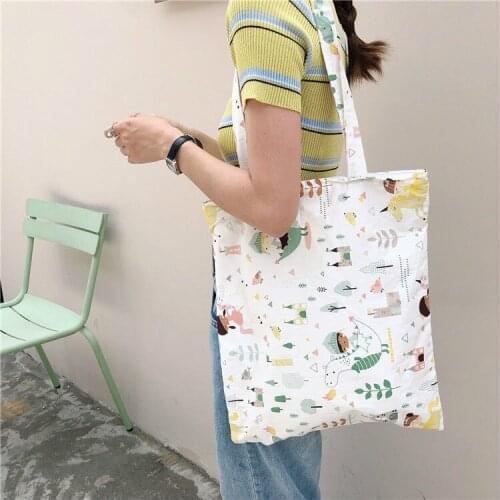 New Canvas Bag, Small Fresh Literary and Simple Shopping Bag Japanese Fashion Casual Large-capacity Female Bag Shoulder Bag