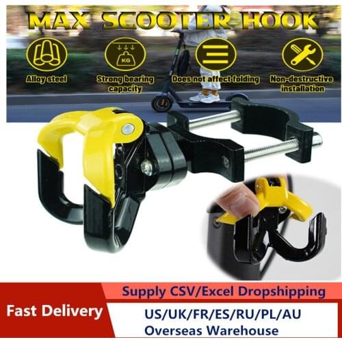 New Aluminium Alloy Hanging Bag Hook for xiaomi NINEBOT MAX G30 Electric Scooter Claw Hanger Gadget Hook Scooter Accessories