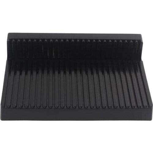 Plastic Pieces Shelves Placement Rack for Gundam Accessory Black 28x19cm