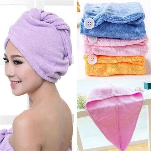 Microfiber Bath Towel Hair Dry Quick Drying Lady Bath Towel Soft Shower For Woman Man Turban Head Wrap Bathing Tools