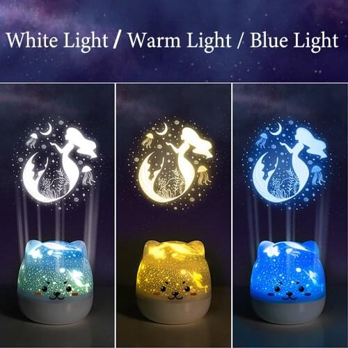 Starry Sky Projector For Home Colorful Music Box 6 Pattern Babies Cute Bedroom Decor Night Light Childrens Xmas Brithday Gifts
