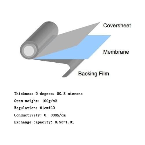 DuPont Proton Exchange Membrane 212 Perfluorosulfonic Acid Ion Membrane Nafion212 (10 * 10cm)