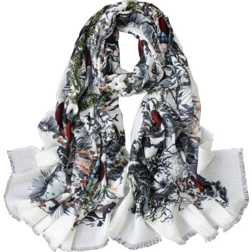 Women Winter Cashmere Scarf Hijab Shawls Wraps 200x100cm Big Pashimina Designed by "Love Garden" Christmas Gift