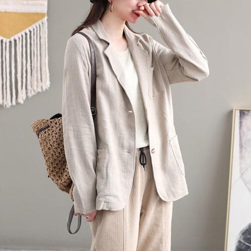 Sujisi Women's Linen Blazers China