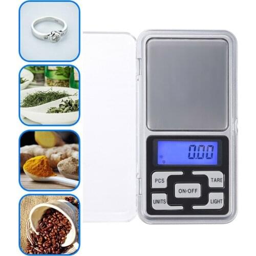 500g/0.1g Mini Precision Digital Scales For Jewelry Tea Food Gold Sterling Silver Scale Portable Electronic Scales Drop Shipping