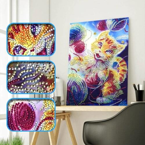 High Quality Lovely Cat Specail diamond painting cross stitch kits diamond embroidery mosaic pattern picture home decor gift