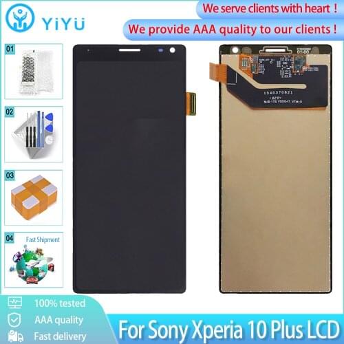 6.5" Original For Sony Xperia 10 Plus LCD Display With Touch Screen Digitizer Replacement For Sony Xperia X10 Plus LCD + Tools