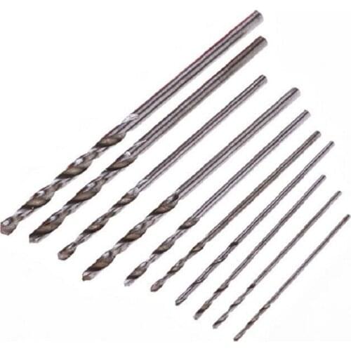 100pcs 0.5 0.6 0.7 0.8 0.9 1.0 1.2 1.4 1.6 1.8 2.0mm Twist Drills bits Set 4341