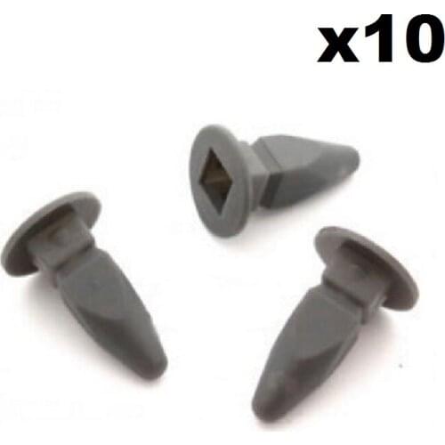 10x For FORVW Lock nuts / Speed Nuts / Screw Grommets- 8x8mm Hole, Number plate & Lamps
