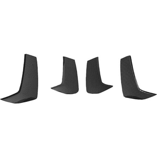 ABS Front Rear Bumper Fog Light Frame Trim For- A3 2021 Fog Lamp Covers Decorative Accessories