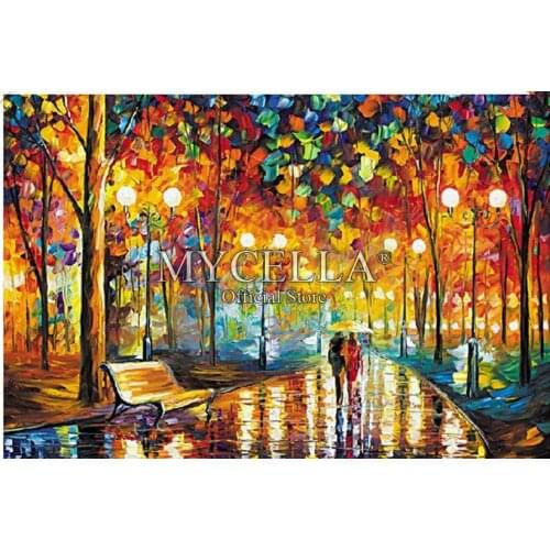 Abstract Needlework 5D DIY Diamond Painting Cross Stitch Full Round Rhinestone Scenery Diamond Embroidery Home Decor Mosaic