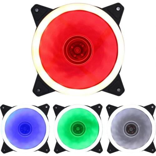 120mm RGB Cooling Fan Mute 6PIN 12V Lighting Fan Desktop PC Chassis Desktop PC Case Quiet Large 6 Pin Radiator