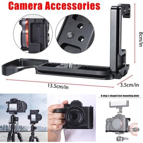 L Type Quick Release Plate with Cold Boot Universal L Plate for Sony A73 A7R3 A7M3 Camera JR Deals