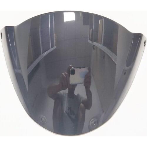Motorcycle Wind Deflectors Black For Ducati M1000 Monster 696 659 795 796 Windshield WindScreen Double Bubble Blue Rider