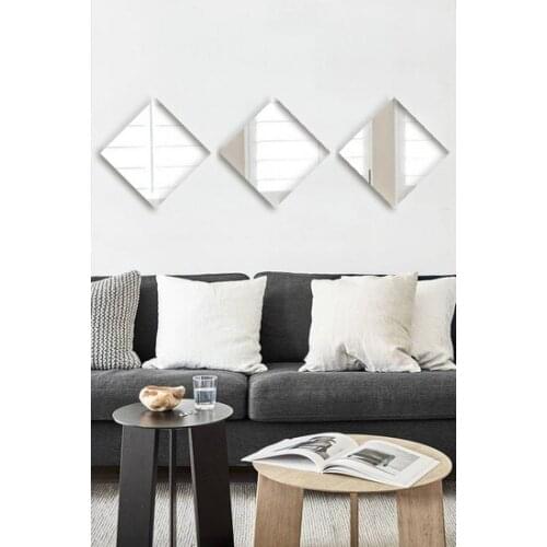 3 piece decorative mirror 20cm x 20cm mirror зеркало espejo miroir decorative objects