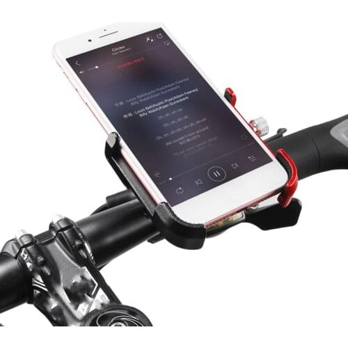 GIYO Bicycle Mobile Phone Holder Aluminum Alloy Mountain Road Bike Handlebar Clip Stand Mount MTB Smartphone Cycling Support