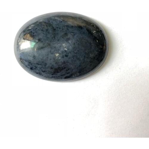AAA Quality Natural Blue Dumortierite Cabochons 30x40mm oval CAB Semi precious stone Jewelry Cabochon Ring Face 1pcs/lot