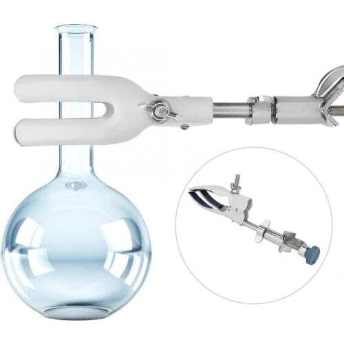 Condensing Tube Tongs Adjustable Convenient Universal Beaker Clamp Metal Holder Lab Experiment Fixture Condensing Tube Clamp