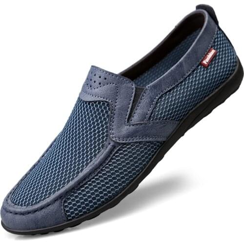 Summer Men Sneakers Slip on Men Casual Shoes Lightweight Comfortable Breathable Couple Walking Shoes Big Size 47