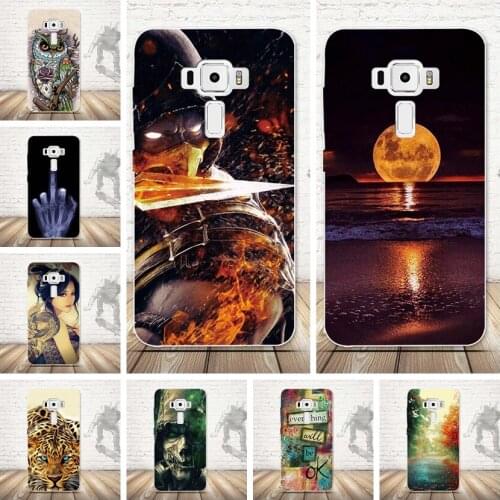 Fashion Ultra Soft Silicone TPU Case For Asus Zenfone 3 ZE520KL Scenery Printing Phone Case for Asus Zenfone 3 ZE520KL Bags Capa