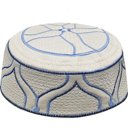 Saudi Arabia Men Muslim Prayer Hat Jewish Kippah Hats Islamic Hats Bonnet Musulman Kippot Turban Caps Yarmulke