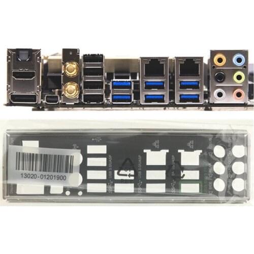 New I/O shield back plate of motherboard for Z97-DELUXE just shield backplate Free shipping