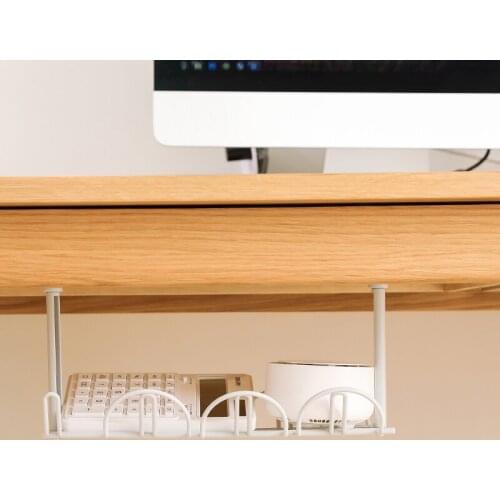 Under Desk Cable Management Tray Organizer for Wire Cord Power Charger Plugs AA