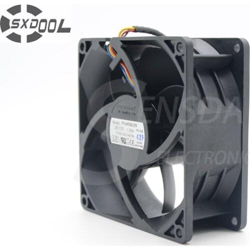 SXDOOL PVA092K12N 92*92*38 mm 9238 DC 12V 1.50A 106CFM strong air flow axial cooling fan