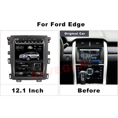 Android 7.1 12.1" Tesla Vertical Screen For Ford Edge With 2G 32G Car Multimedia Player Auto Radia Stereo Unit Player