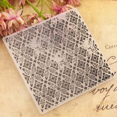 ZFPARTY Flouish Background Plastic Embossing Folders for DIY Scrapbooking Paper Craft/Card Making Decoration Supplies