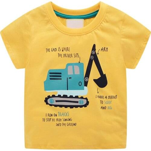 ZWY834 new Fashion Summer Cute Children Clothing For Kids Girl Short Sleeve Character Print T Shirts Tops Baby Clothes