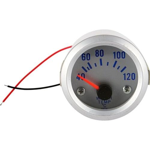 2" 52mm Black Car Truck Digital Blue LED Water Temp Temperature Gauge Sensor