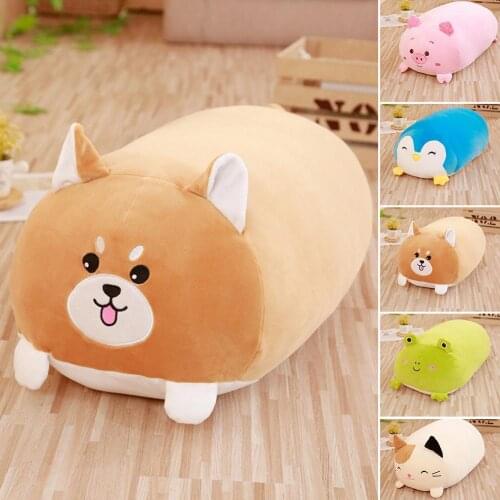30cm Lying Pig Cats Animal Plush Stuffed Doll Toy Home Sofa Couch Car Decor Lovely Kids Birthyday Gift