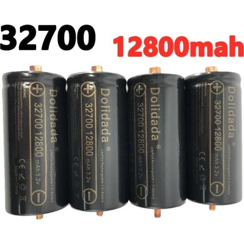4PCS original 32700 12800mAh 3.2V lifepo4 Rechargeable Battery Professional Lithium Iron Phosphate Power Battery with screw