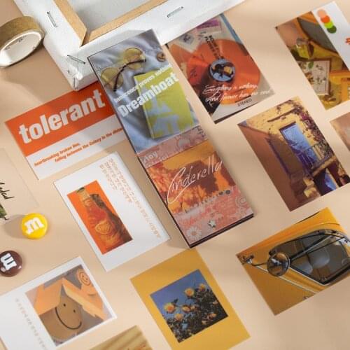 60 pcs Setting sun Decorative Stickers Book Scrapbooking Stick Label Diary Album stationery painting flower Sticker Accessories