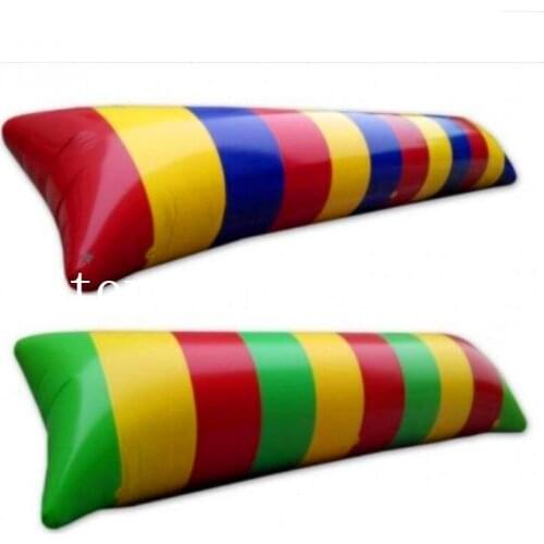 Free Shipping 5m*2m Inflatable Water Blob Air Jumping Blob Water Jumping Bag Inflatable Aqua Trampoline Outdoor Sports With Pump