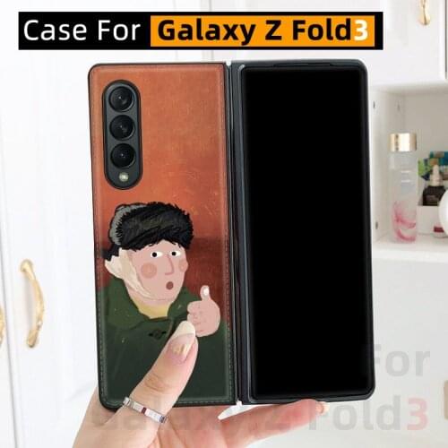 For Samsung Galaxy Z FOLD3 case,Galaxy Z fold 3 5g case PU material