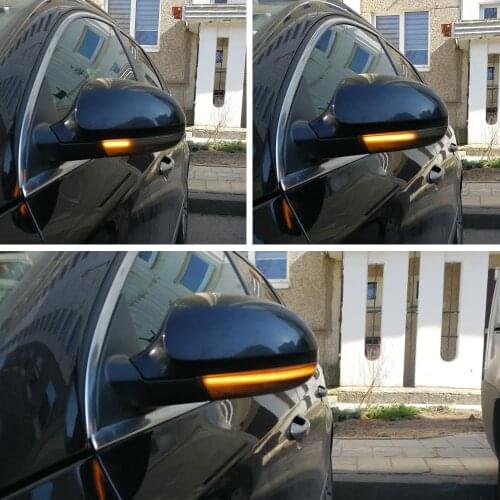 Dynamic Turn Signal Side Mirror Light For Volkswagen VW Passat B6 B5.5 Plus GT Sharan EOS Super B GOLF 5 GTI Variant Jetta MK5