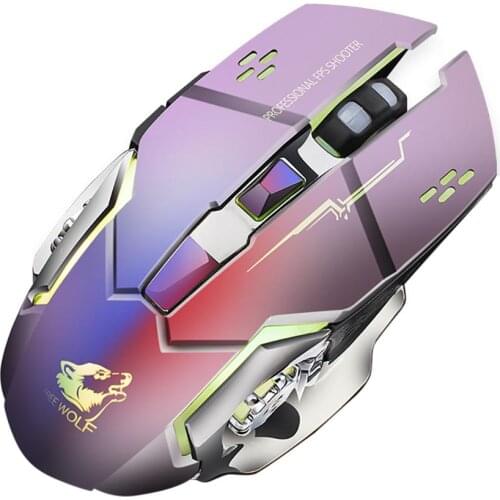 Free Wolf Mouse X8 Silent 2.4GHz 2400DPI 6 Keys Wireless Optical Mouse USB Receiver мышь беспроводная мышь игровая